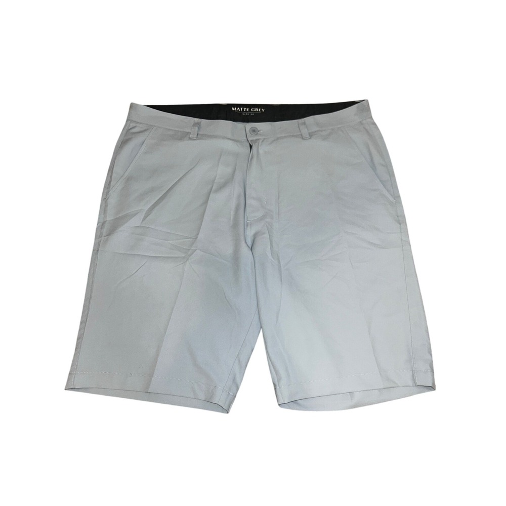 Matte Grey men's golf shorts, size 38, gently used